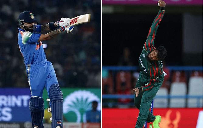 3 player battles to watch out for in India vs Bangladesh, Match 2 of 2025 Champions Trophy ft. Virat Kohli vs Rishad Hossain