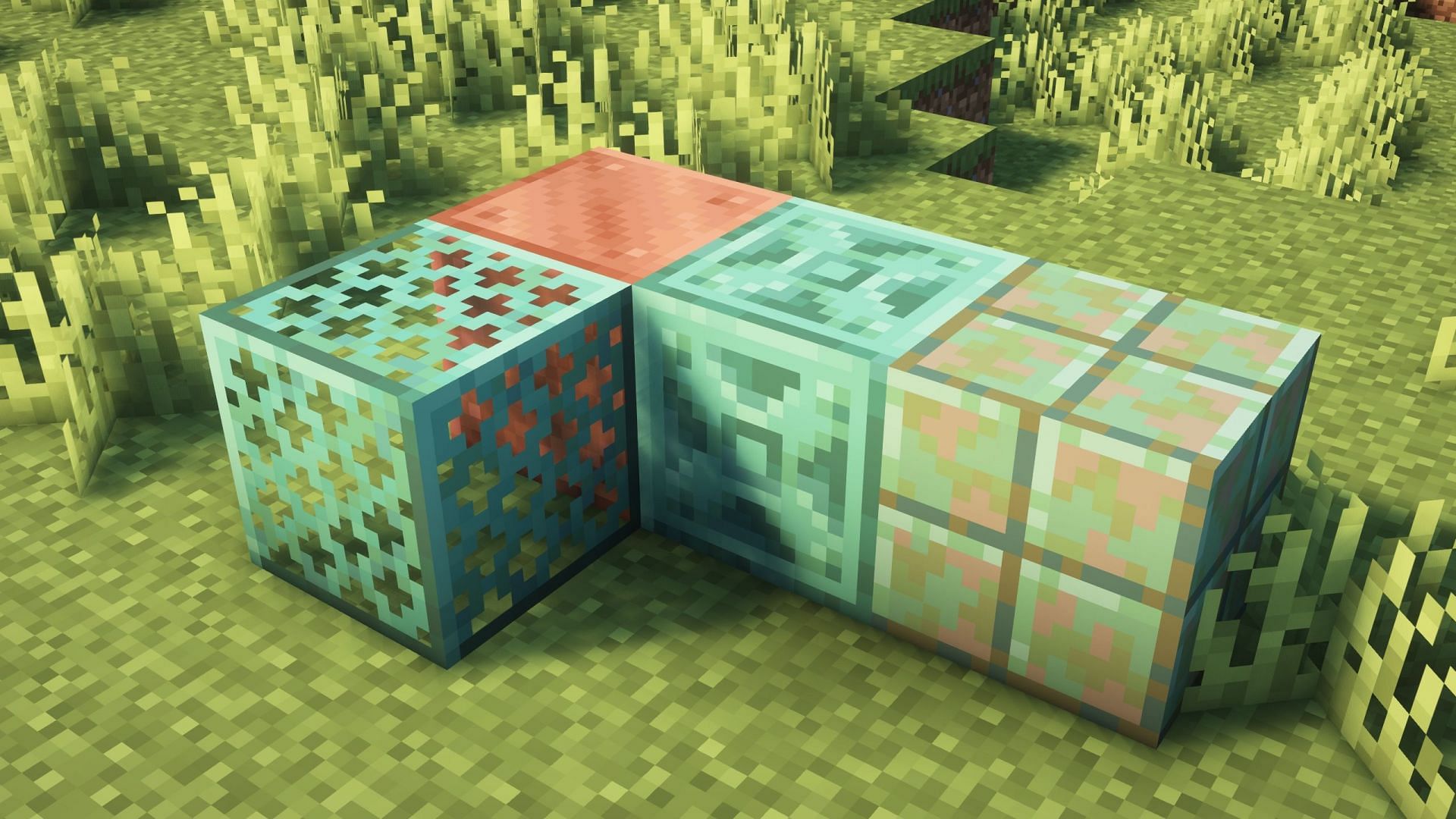 Copper can be converted into useful items or building blocks (Image via Mojang Studios)