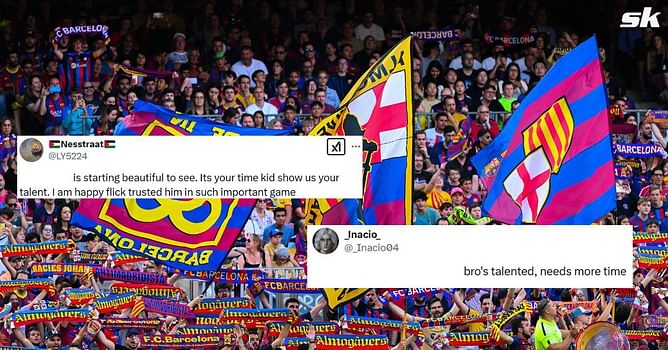 "Bro's talented", "Its your time kid" - Barcelona fans react as Hansi Flick names 18-year-old in XI for crunch LaLiga clash against Rayo Vallecano