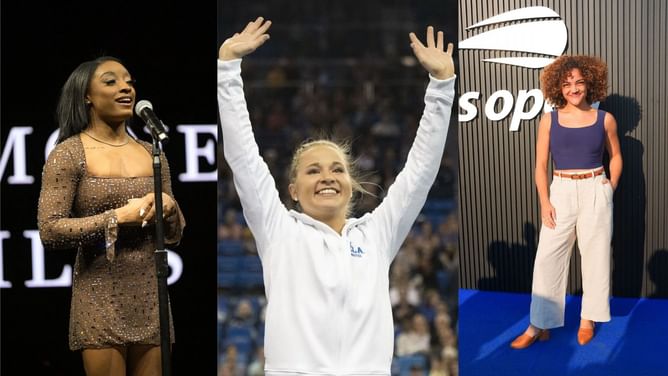 Simone Biles and Laurie Hernandez react to 2016 Olympic team member Madison Kocian's engagement announcement