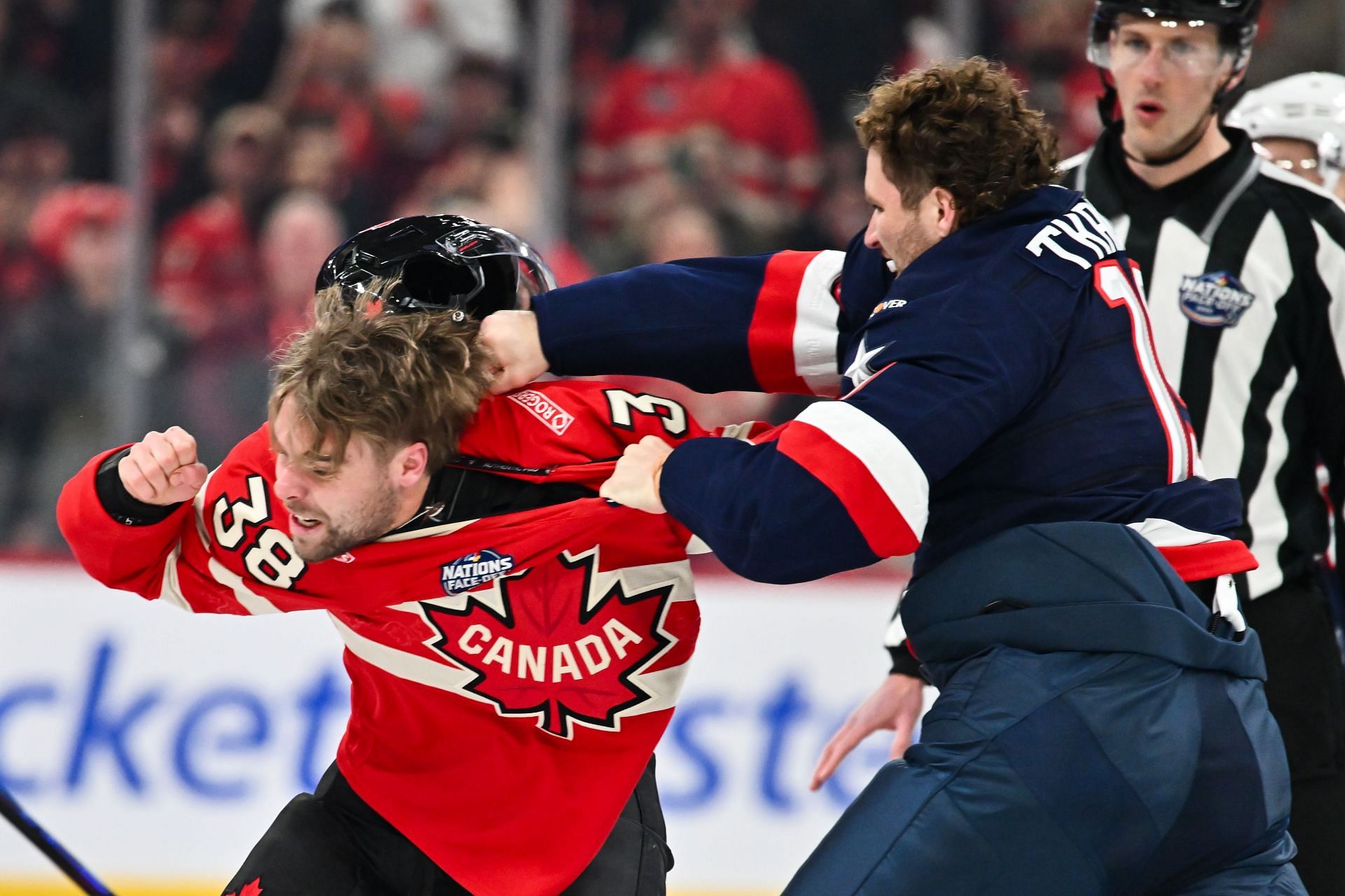 Matthew Tkachuk and Brandon Hagel fought (Getty)