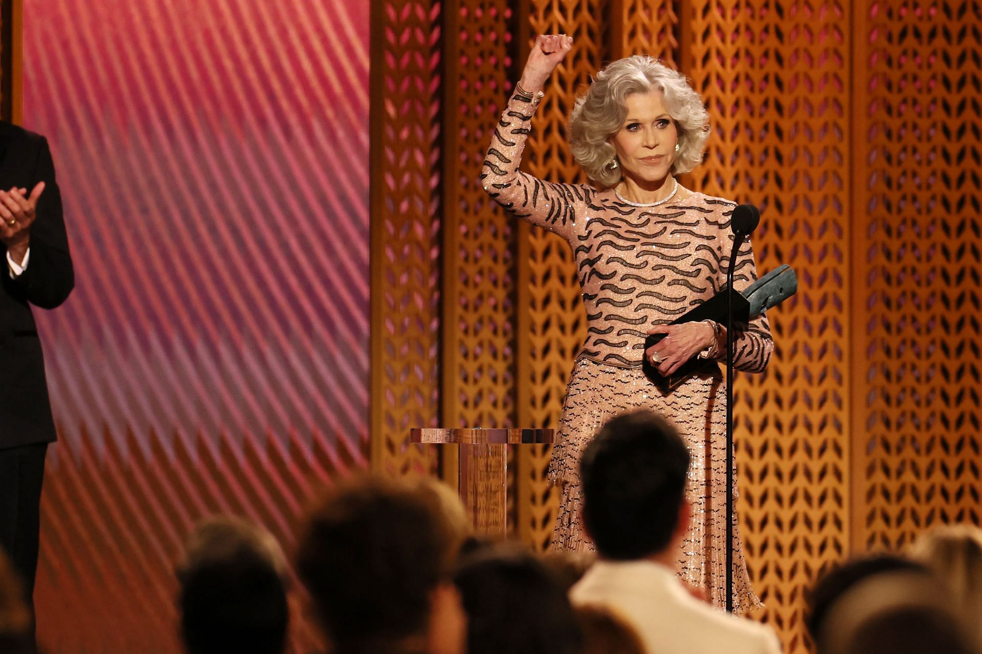 Jane Fonda took home the Life Achievement Award at the SAG Awards 2025 (Image via Getty)