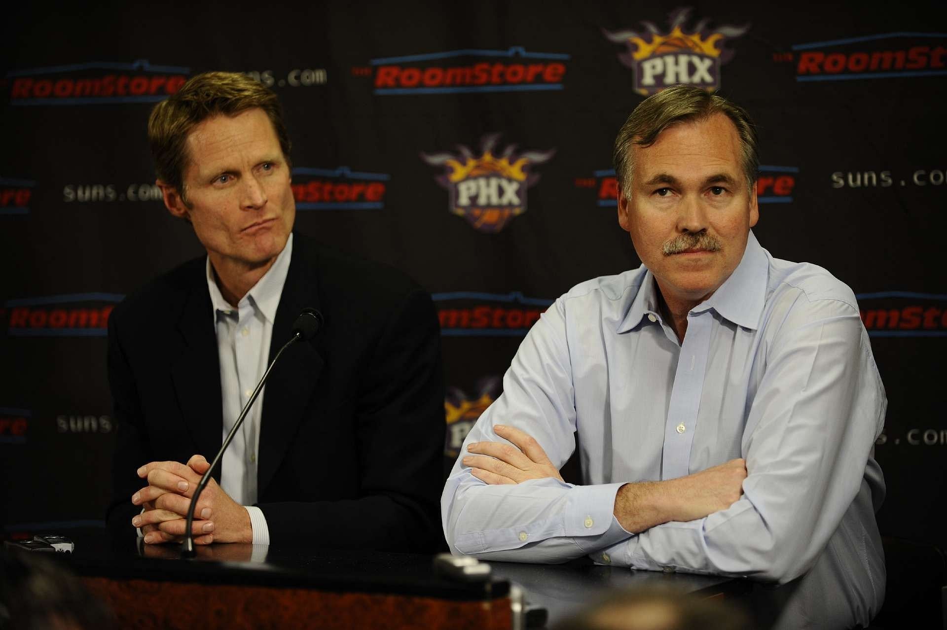 Mike D&#039;Antoni and Steve Kerr, the early pioneers of the three-point revolution - Source: Getty