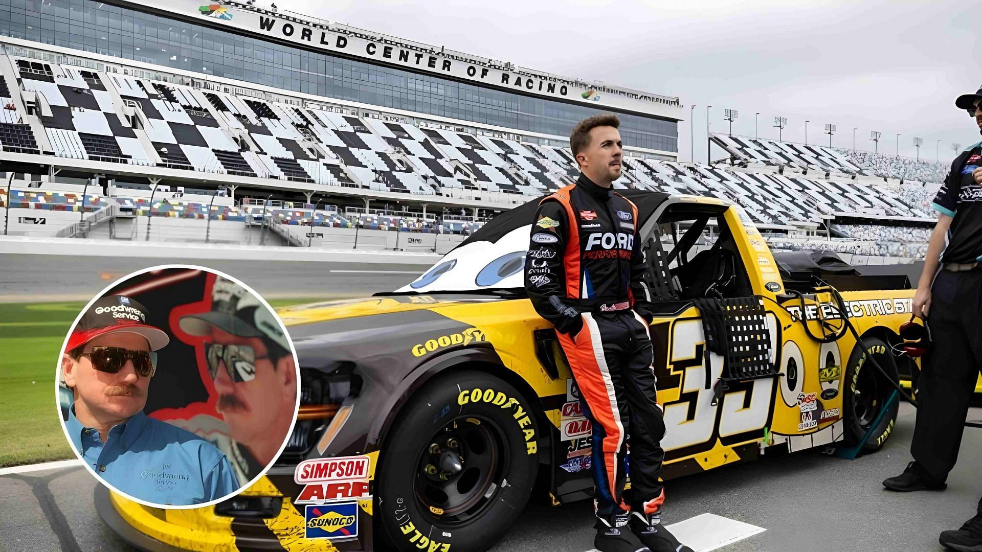 Malcolm in the middle star, Frankie Muniz, Dale Earnhardt Sr. Source: via Imagn