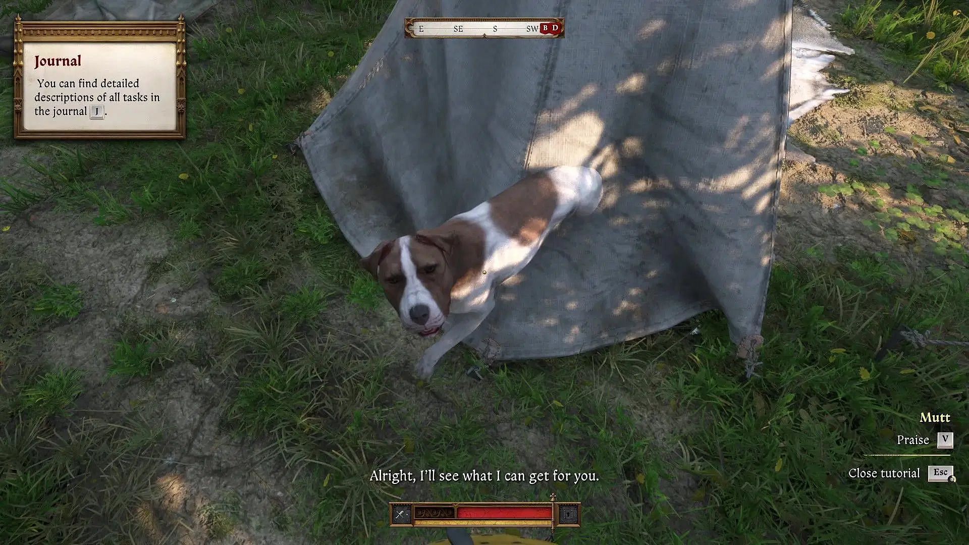 Exploring Bohemia wouldn&#039;t be as lonely with a furry companion by your side (Image via Deep Silver)