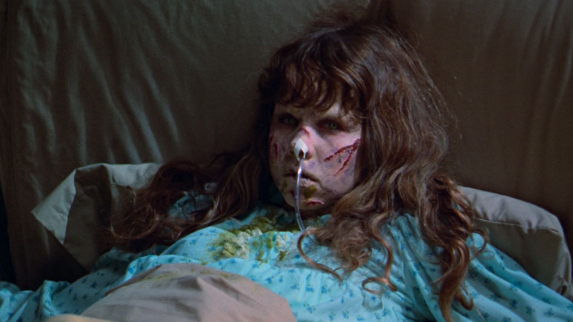 A still from The Exorcist, the OG exorcism horror film. (Image via Apple TV)