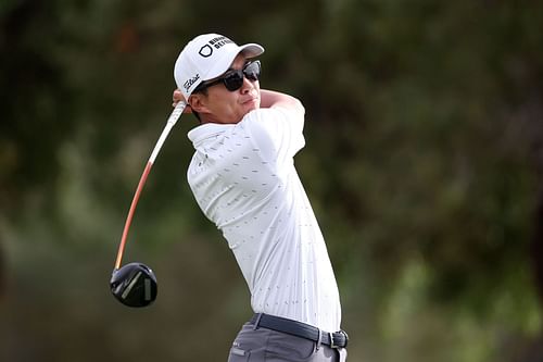 Michael Kim at the WM Phoenix Open 2025 (Source: Getty)