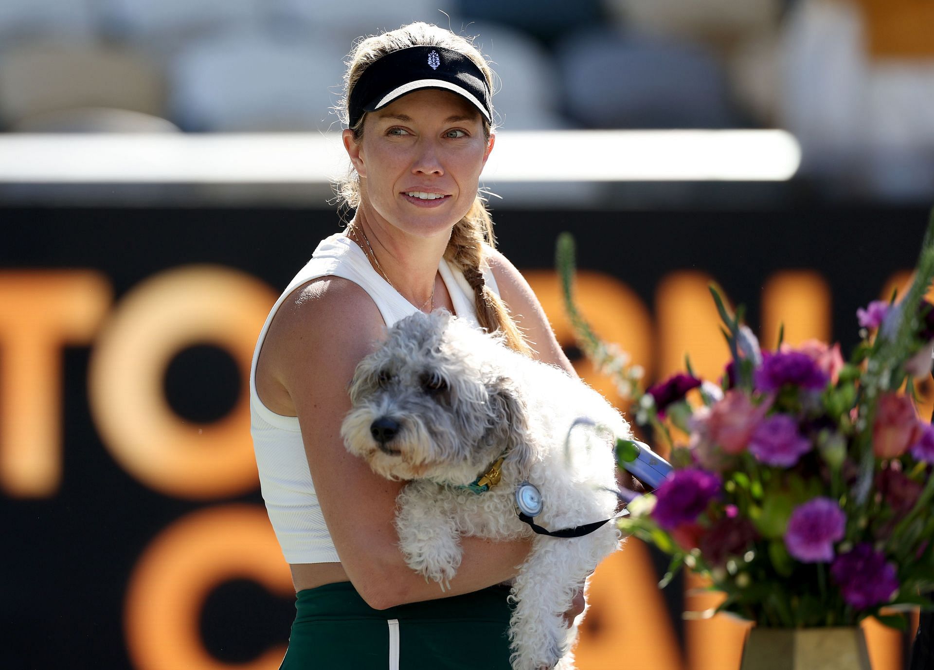 Danielle Collins at the WTA 500 Credit One Charelston Open 2024 - Final Day - Source: Getty