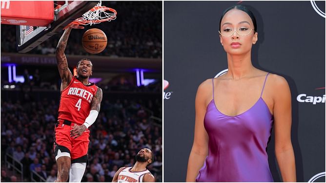 Jalen Green's girlfriend Draya Michele shares 3-word reaction as she roots for Rockets star at Madison Square Garden