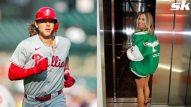 "Try to keep it low-key" - Phillies' Alec Bohm makes relationship known with sports analyst Erin Dolan during Fanatics’ Super Bowl party