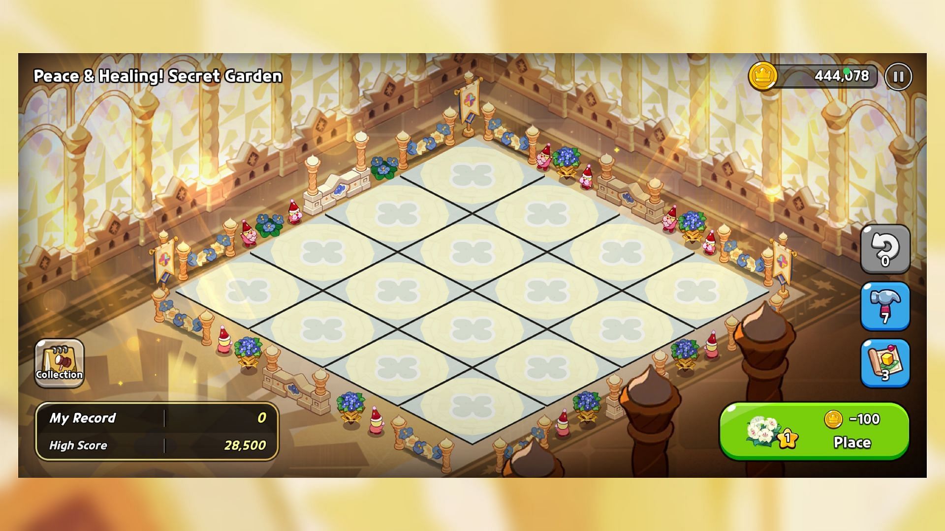 Secret Garden Layout in the CookieRun Kingdom (Image via Devisisters)