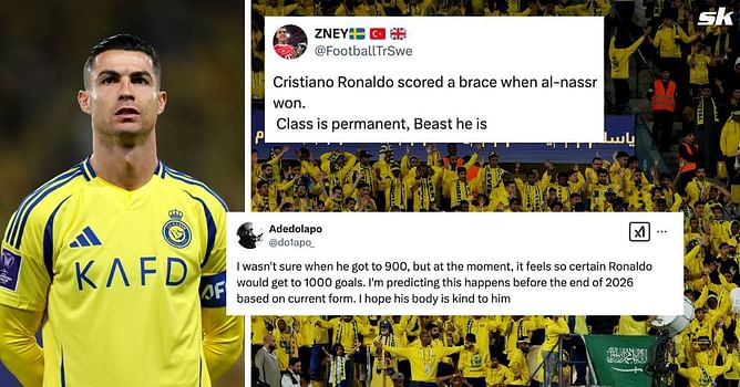"I hope his body is kind to him", “Beast he is” - Fans react after watching Cristiano Ronaldo in action during 4-0 win vs Al Wasl