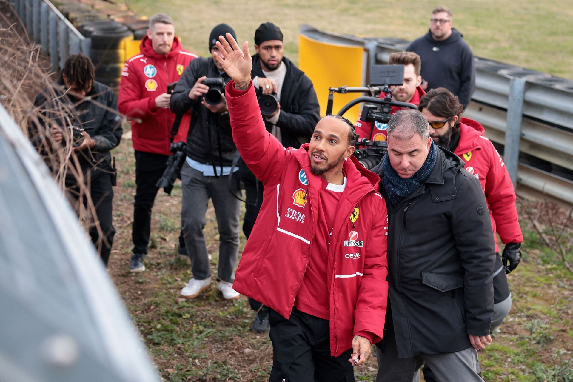 Lewis Hamilton Test For Ferrari (Image Source: Getty)