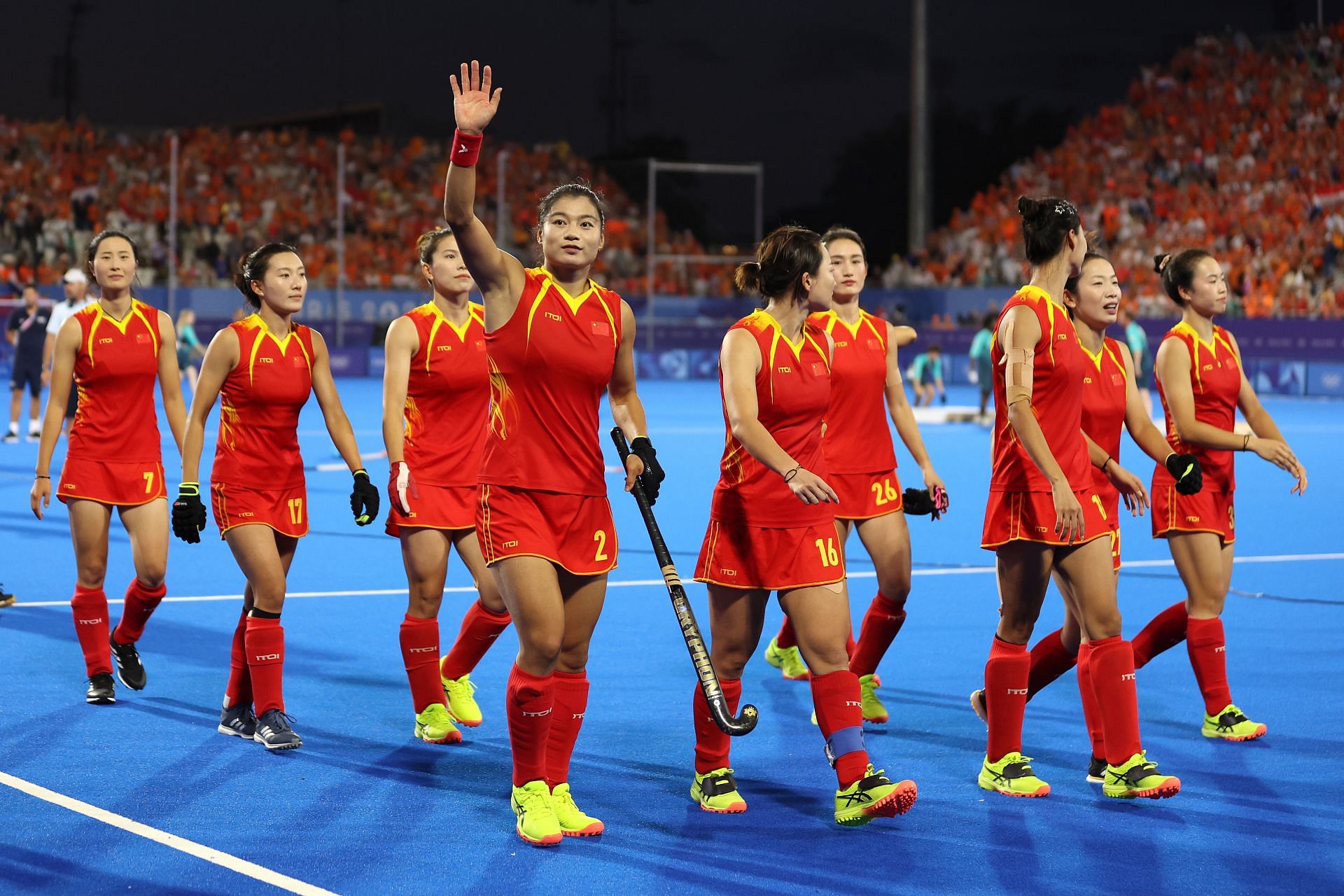 Chine lead the points table in the Women&#039;s Hockey Pro League. - Source: Getty