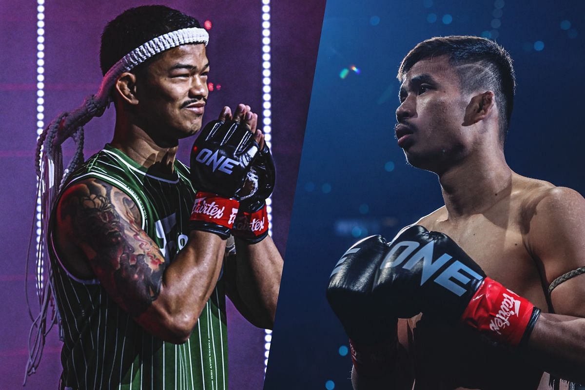 Kongthoranee Sor Sommai (left) and Superlek (right) | Image credit: ONE Championship