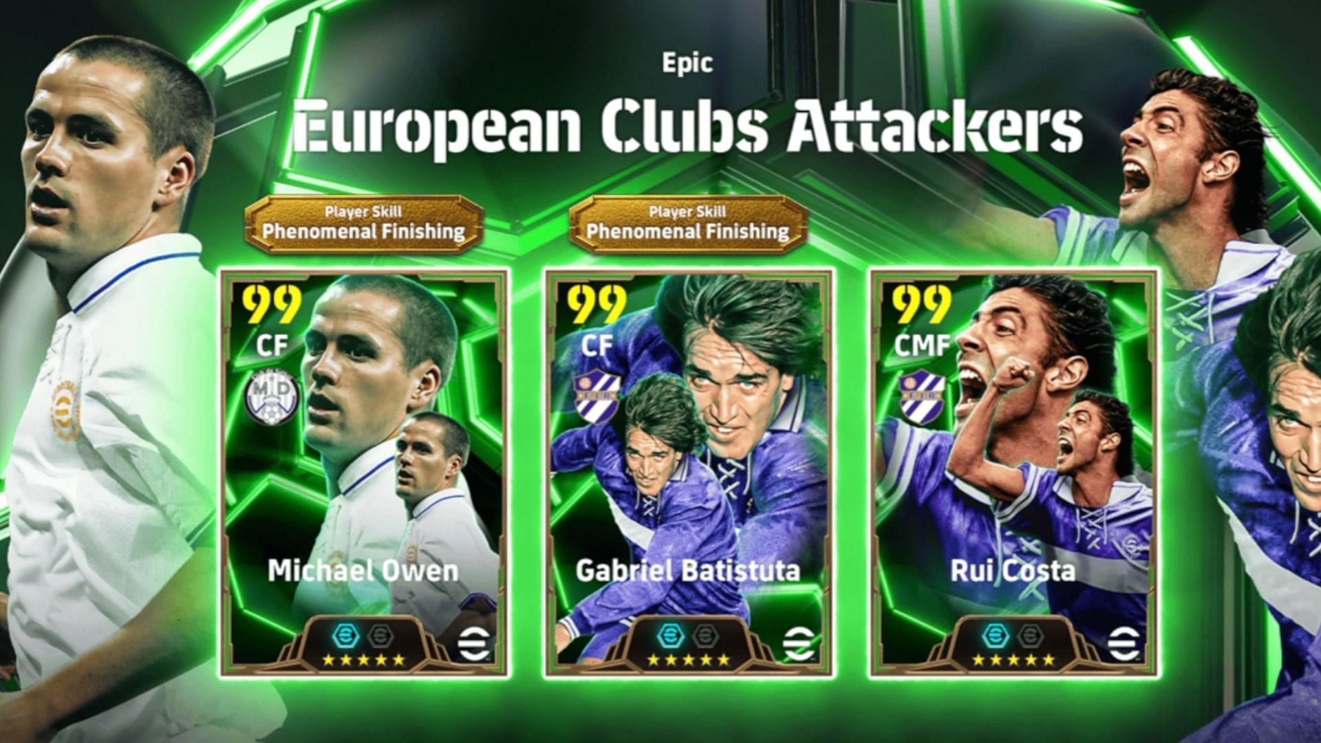 eFootball 2025 European Clubs Attackers Campaign is now live (Image via Konami)