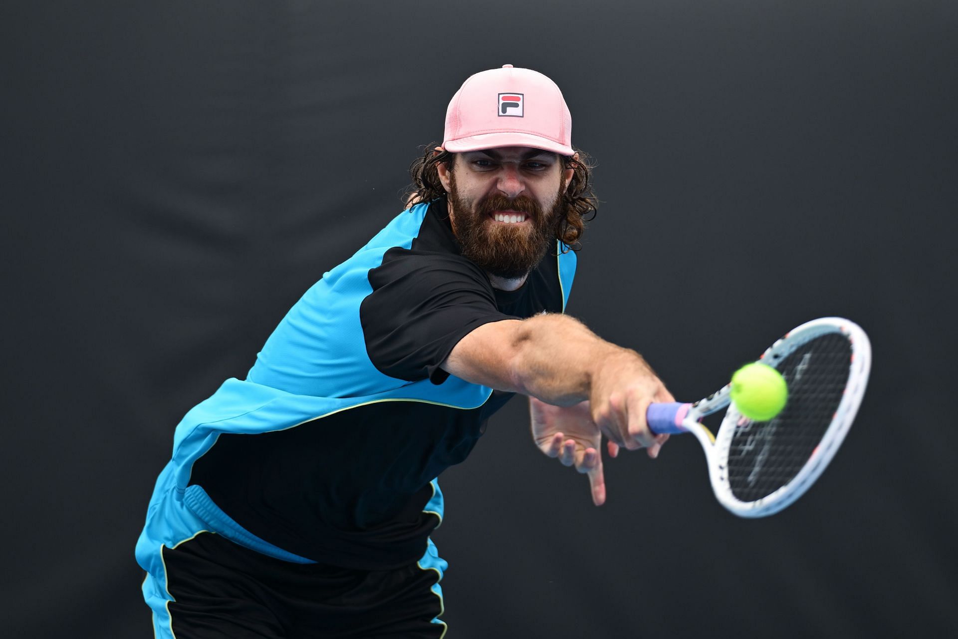 Reilly Opelka in action at the 2025 Australian Open - Source: Getty