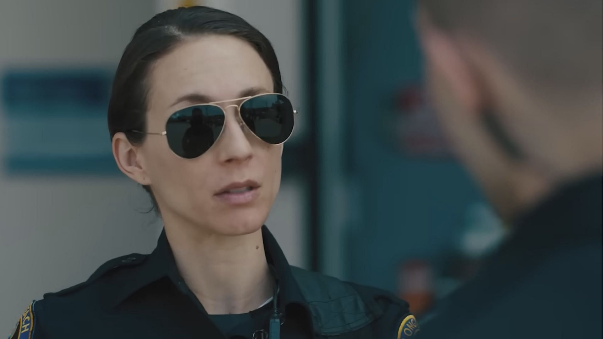 Troian Bellisario in a still from On Call. (Image via Prime Video/Youtube)