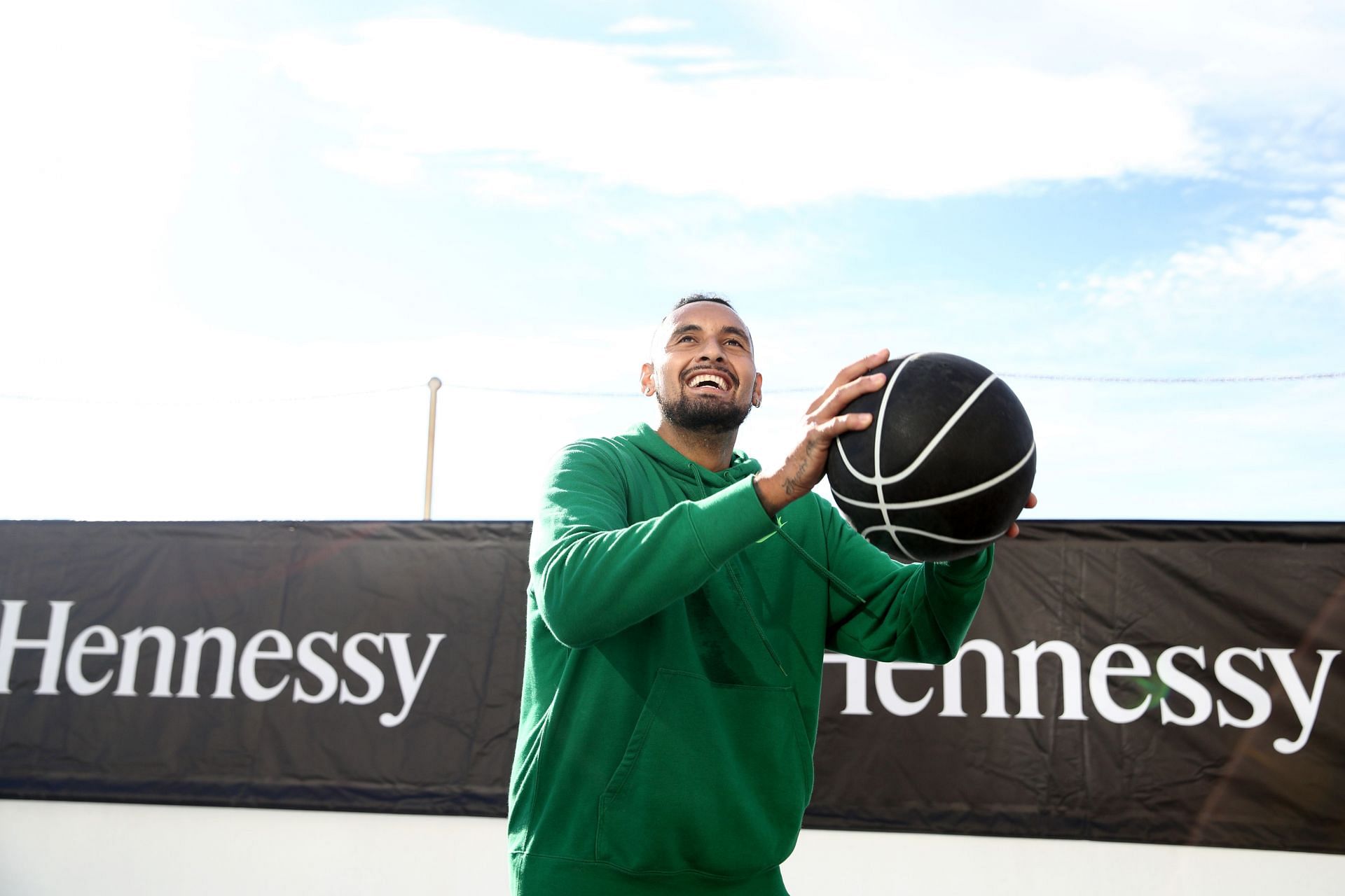 Pop-Up NBA Basketball Court Installed At Bondi Beach - Source: Getty