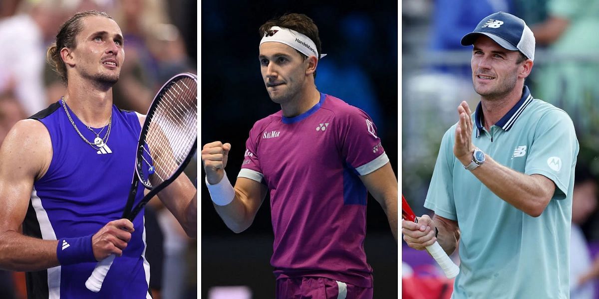 Alexander Zverev, Casper Ruud, and Tommy Paul headline the Mexican Open 2025. (Photos: Getty)