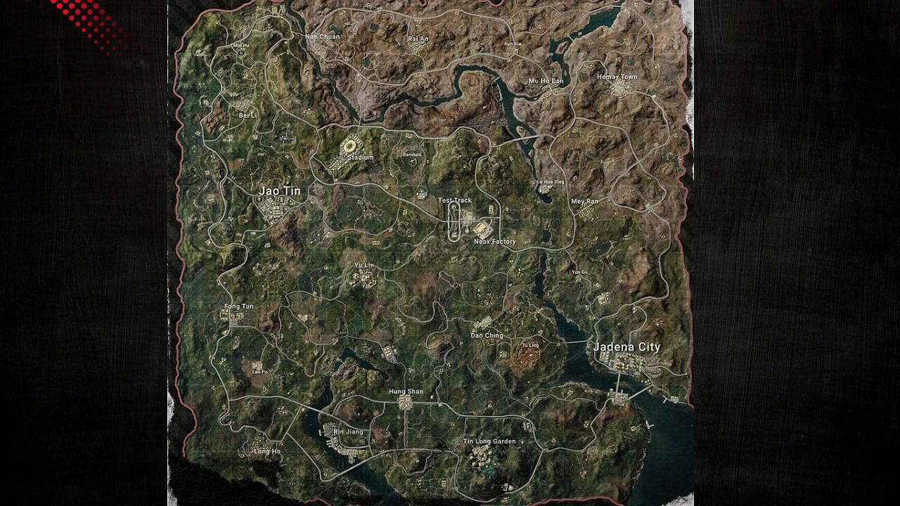 PUBG Mobile will soon add its third 8x8km map: Rondo (Image via PUBG Battlegrounds)