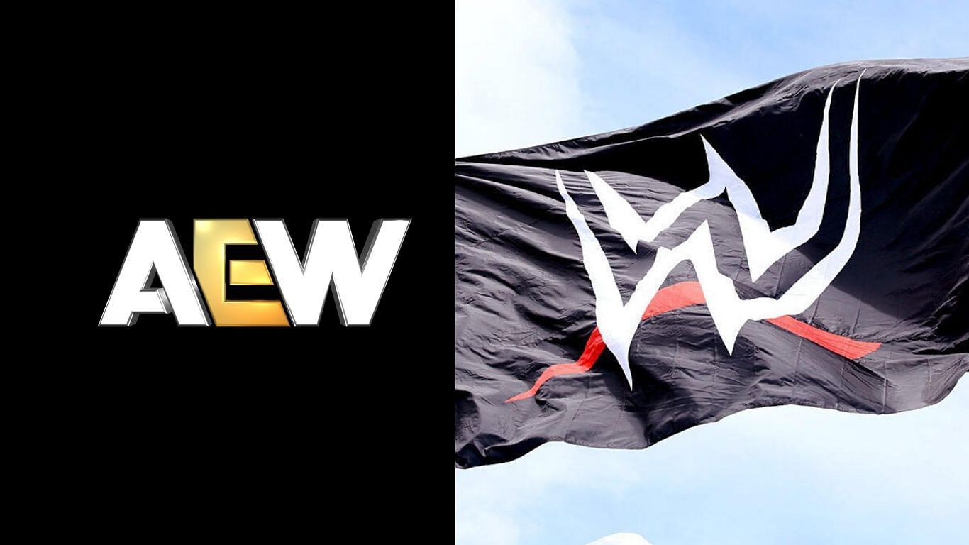 AEW and WWE are two top promotions in the United States [image source: AEW Facebook &amp; WWE.com]