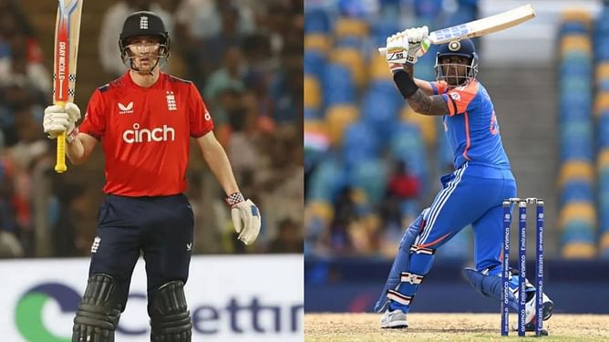 Harry Brook vs Suryakumar Yadav - comparing their stats after 44 T20Is