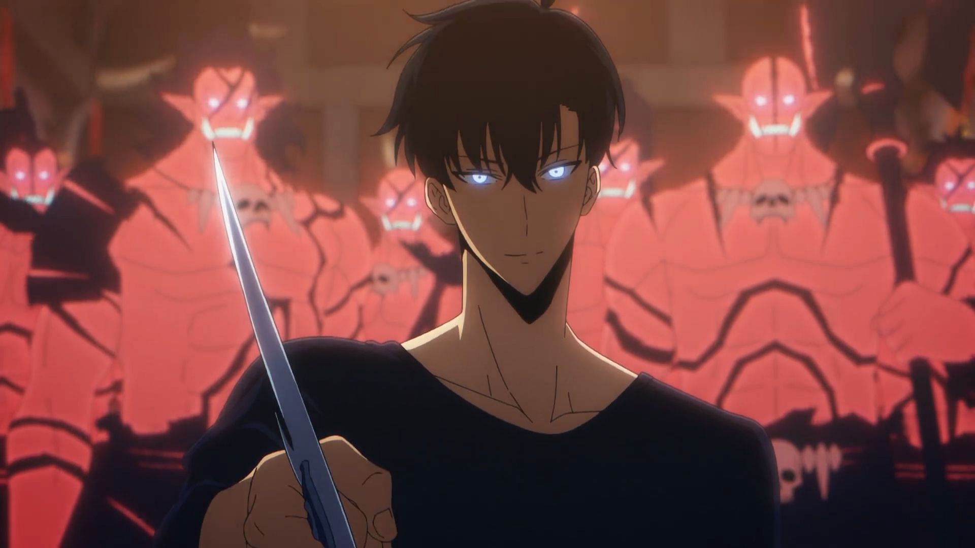 Sung Jinwoo as seen in the anime (Image via A-1 Pictures)