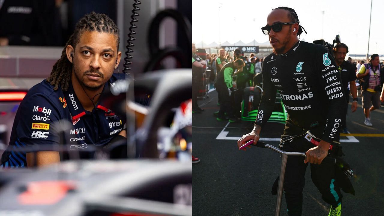 Calum Nicholas [L] Lewis Hamilton [R] [Image Source: Getty]