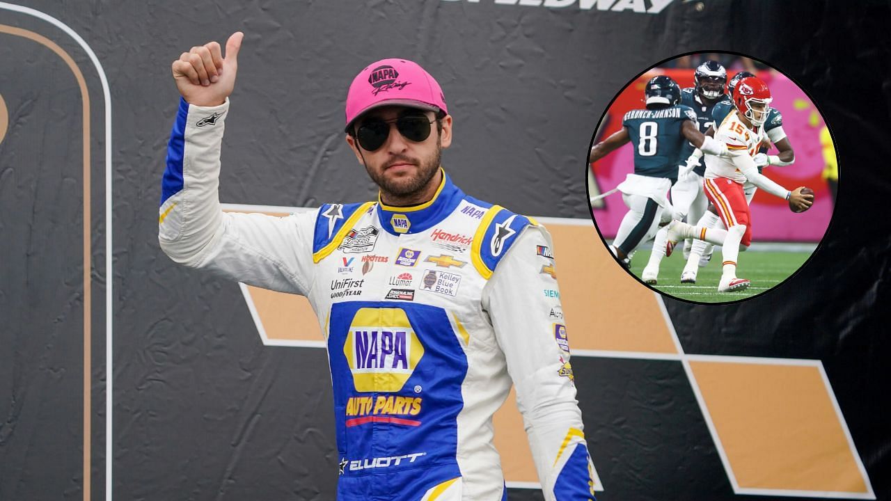 Chase Elliott saw the Super Bowl LIX