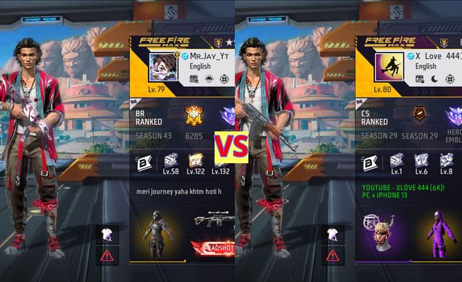 Mr Jay vs Vipu Gamer: किसके Free Fire MAX में बेहतर क्लैश स्क्वाड स्टैट्स हैं?