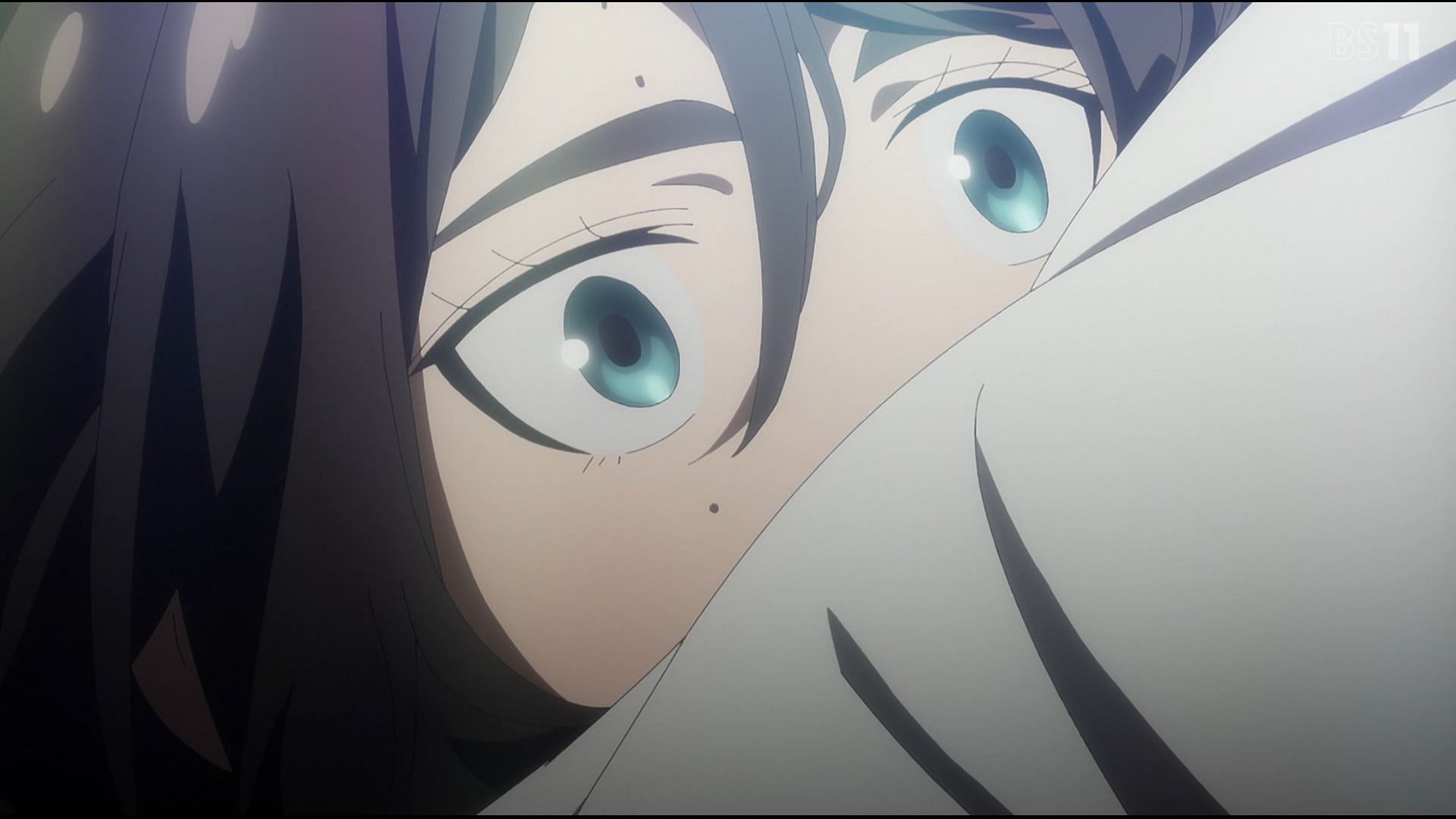 Yuri being held by Satan in the most recent episode (Image via Studio VOLN)