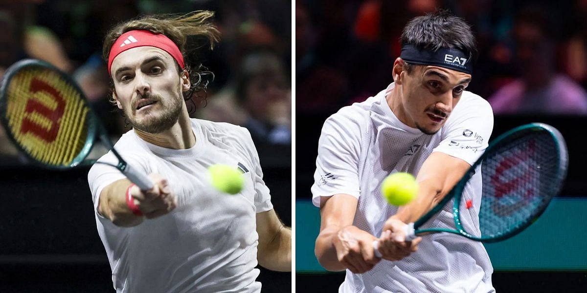 Stefanos Tsitsipas and Lorenzo Sonego to renew their rivalry in Dubai (Source: Getty Images)