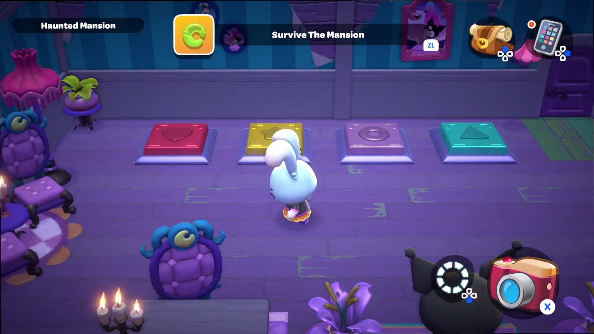 Room 5 in the Haunted Mansion (Image via Sunblink || YouTube/@SproutsieSprout)