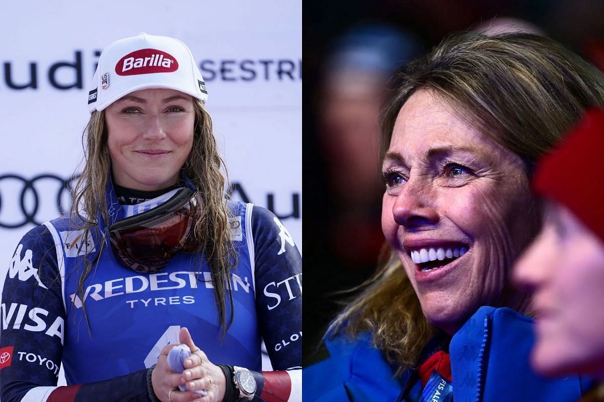 Mikaela Shiffrin and her mother, Eileen Shiffrin- Source: Getty