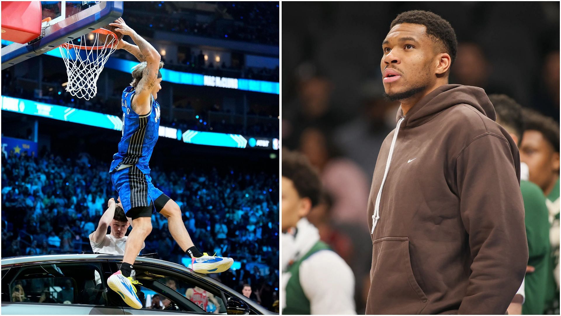 Giannis Antetokounmpo joins $197,230,450 star in teasing Slam Dunk contest appearance after Mac McClung