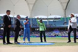 Rohit Sharma and Muhammad Rizwan laugh during Ravi Shastri’s toss theatrics in IND vs PAK 2025 Champions Trophy match [Watch]