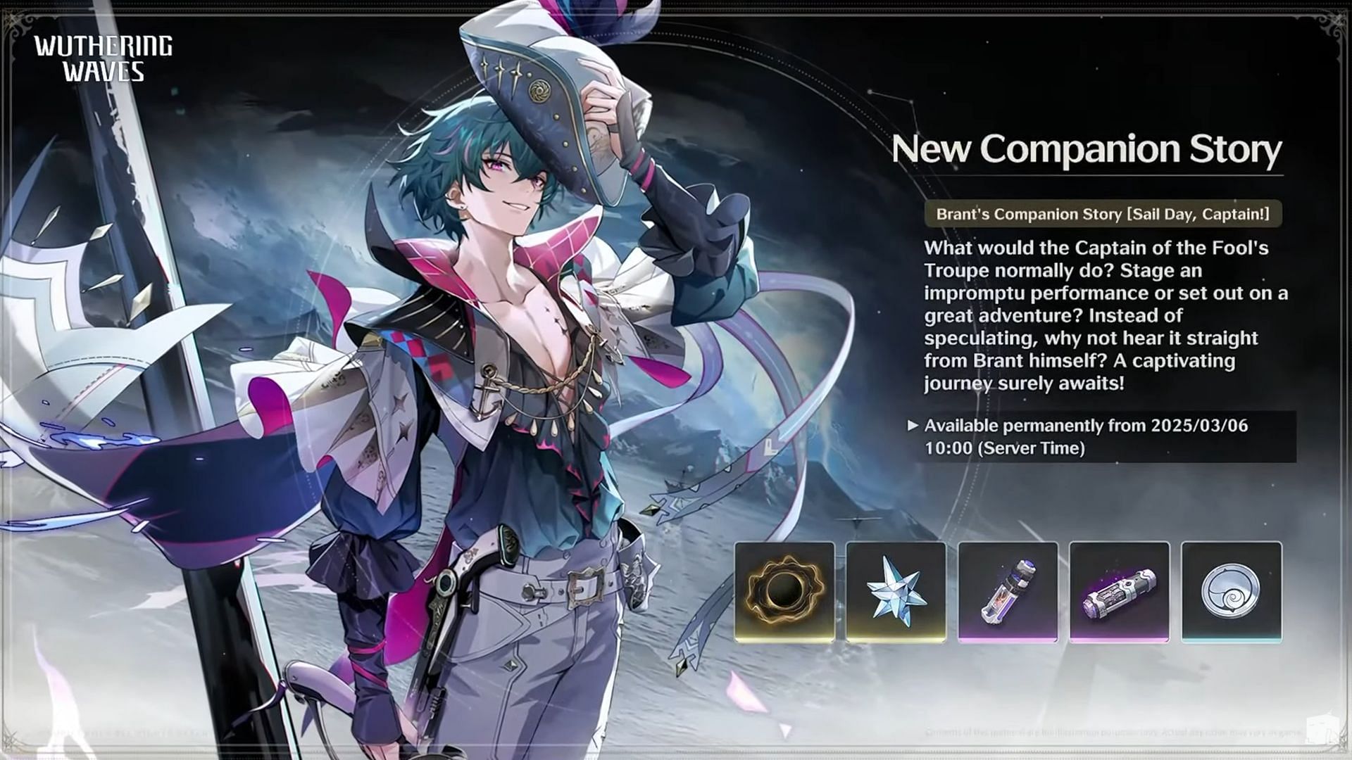 Brant will get a companion story in Wuthering Waves 2.1 (Image via Kuro Games)