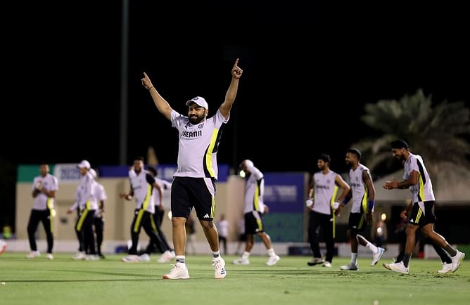Rohit Sharma gives fan an autograph on a guitar in Dubai ahead of IND vs NZ 2025 Champions Trophy clash [Watch]