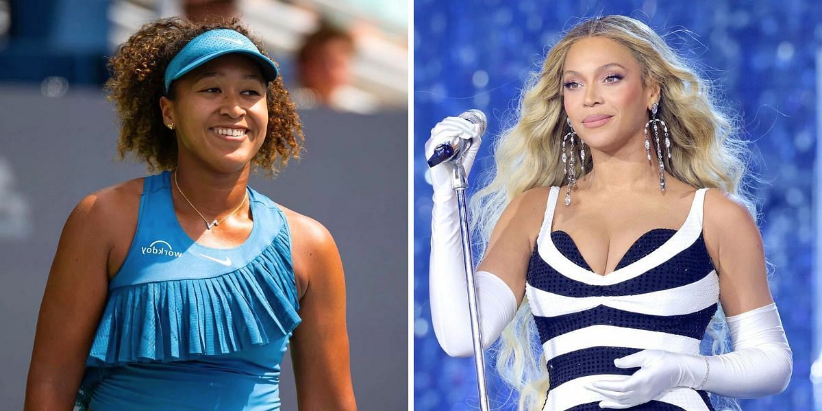 Naomi Osaka (L) and Beyonce (R) [Image source: Getty]