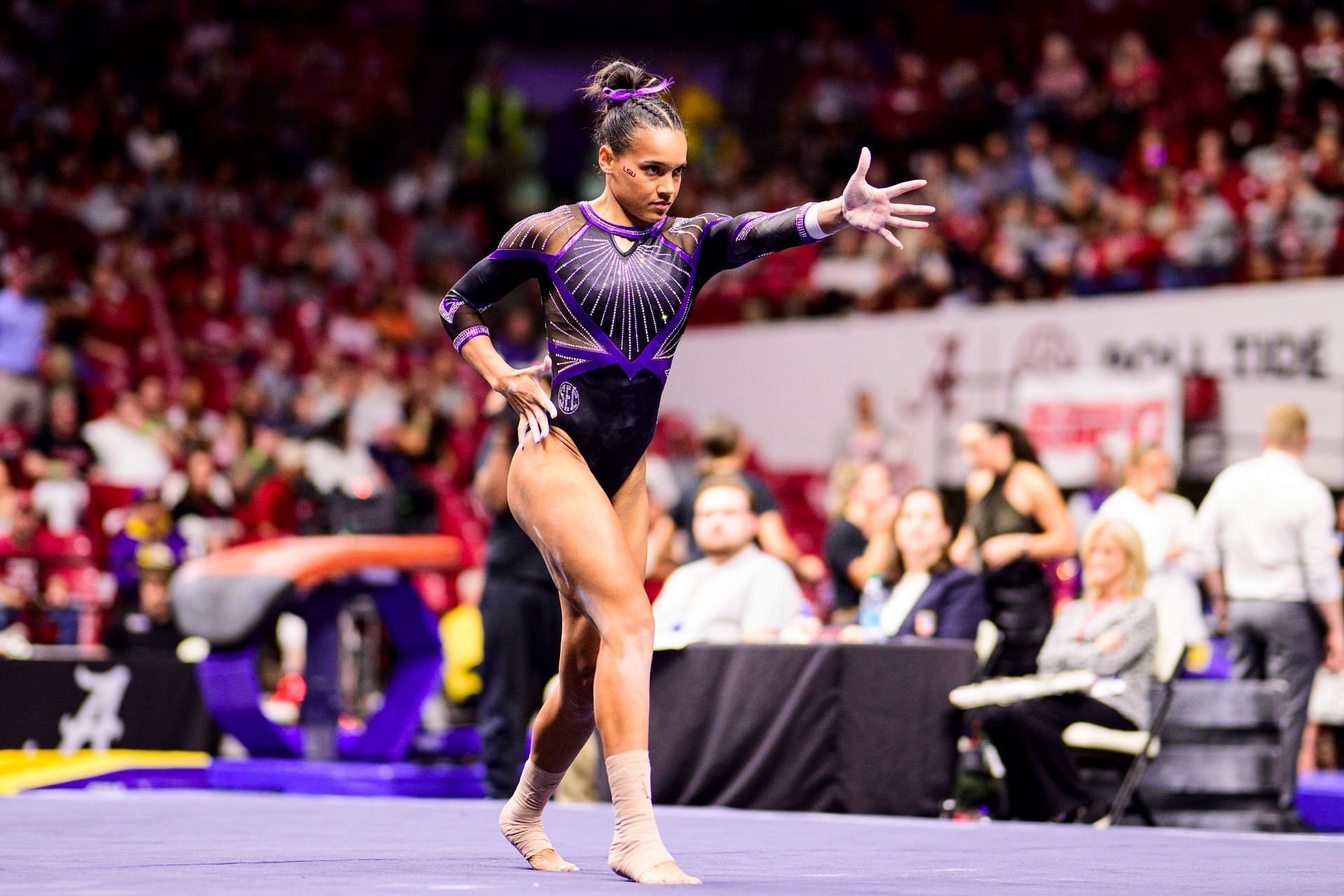 Haleigh Bryant during LSU Practice - Source: Getty