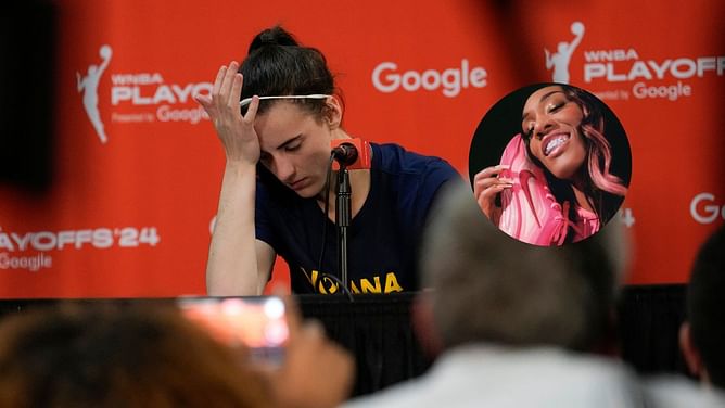 "CC got harassed because of that" - Fans bash A'ja Wilson for sparking hate on Caitlin Clark after massive revelation on Nike deal
