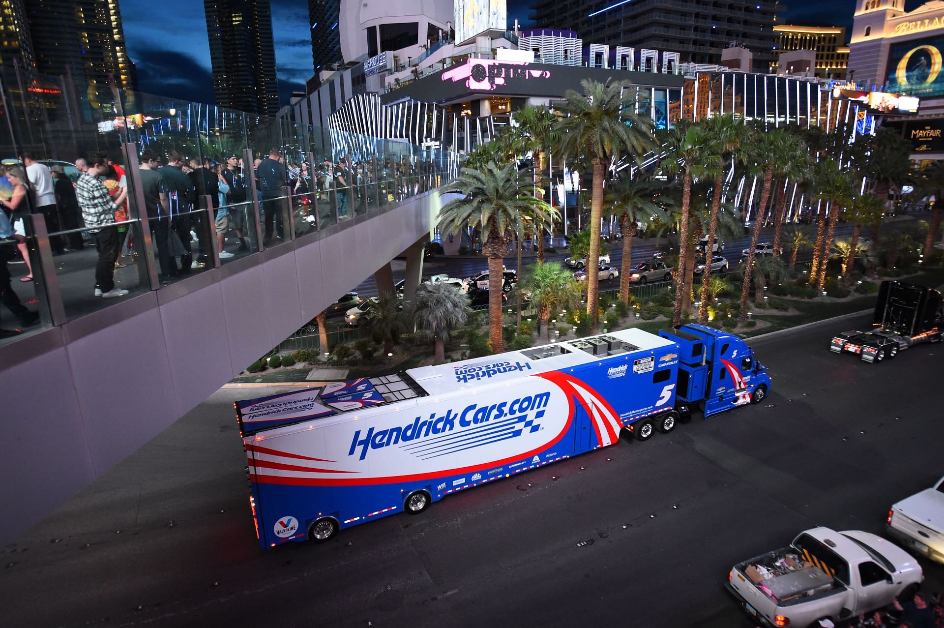 A view of Kyle Larson&#039;s old hauler during the 2022 NASCAR Cup Series season (Getty Images)