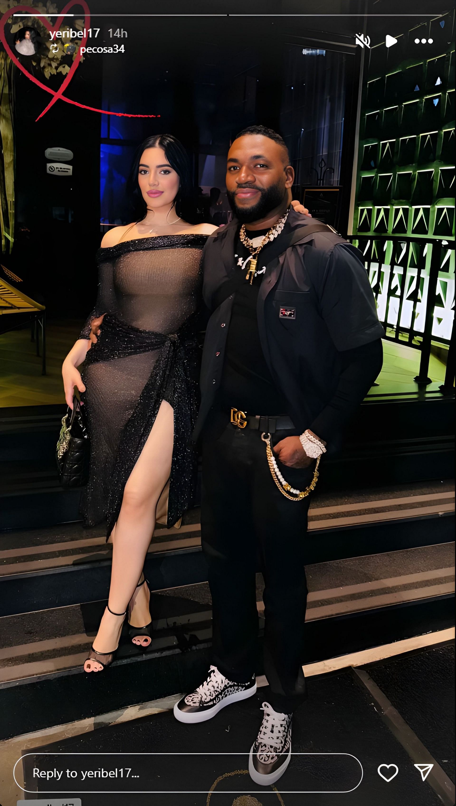 David Ortiz and Maria Yeribel