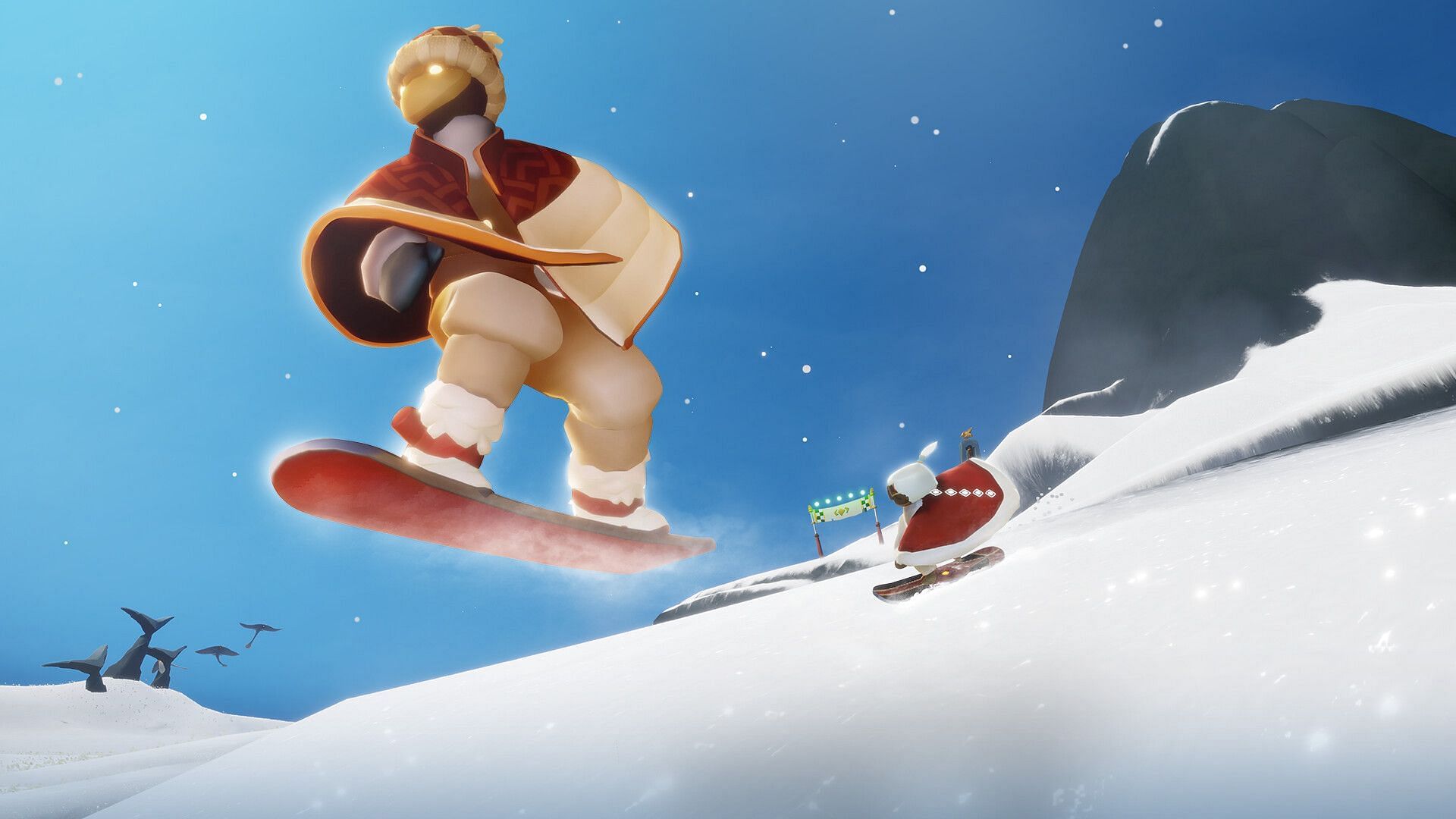 Playing Sky: Children of the Light with the devs (Image via thatgamecompany)