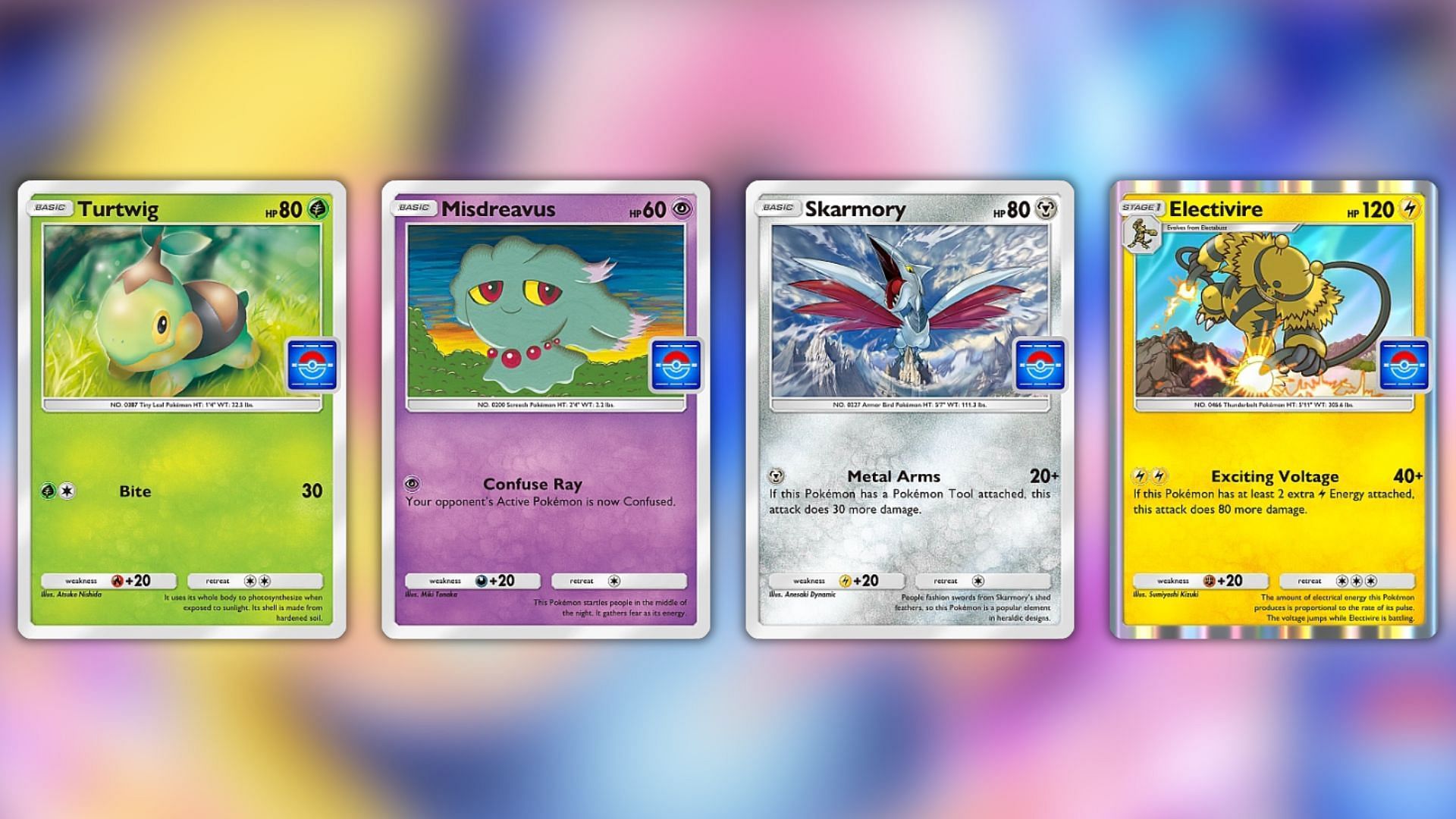 All other cards that can be obtained other than Cresselia ex in the Promo Pack A Series Vol. 4 (Image via The Pokemon Company)