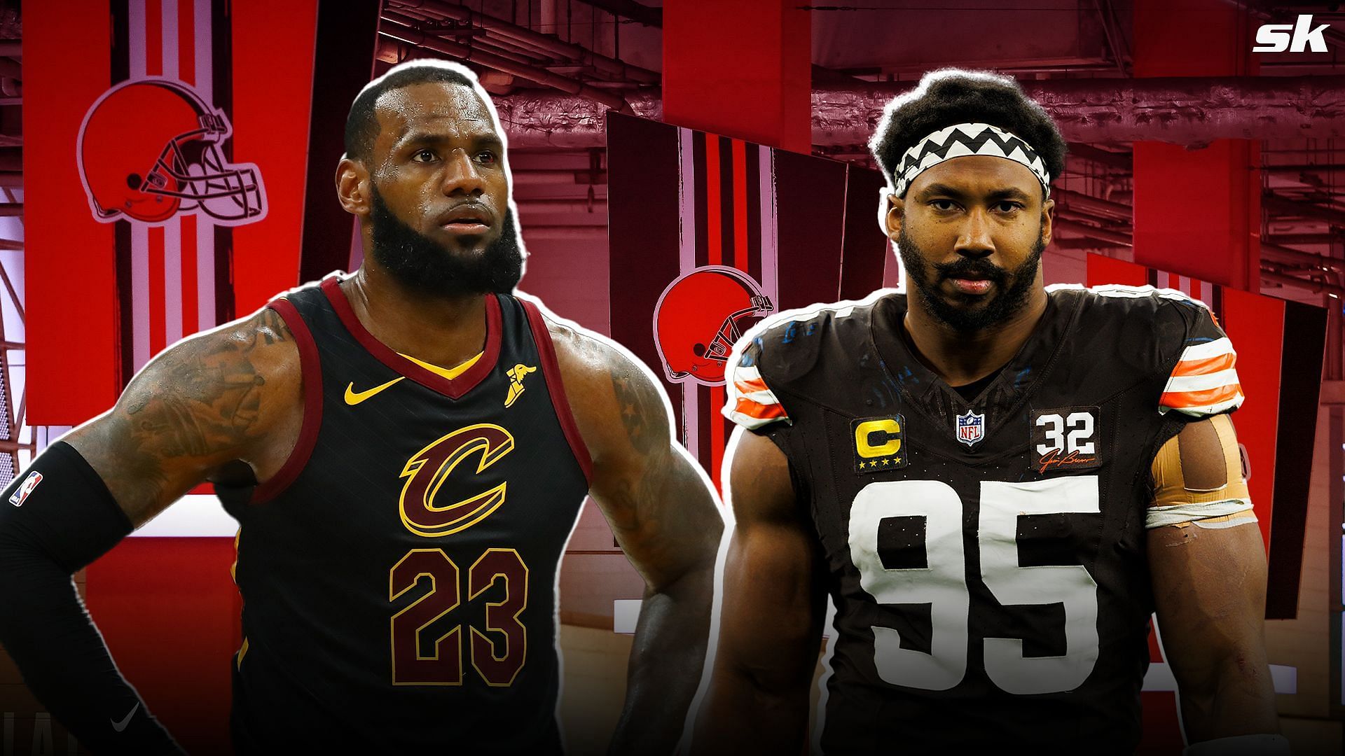 Myles Garrett reveals why he reached out to LeBron James after requesting trade (Image credit: Getty)