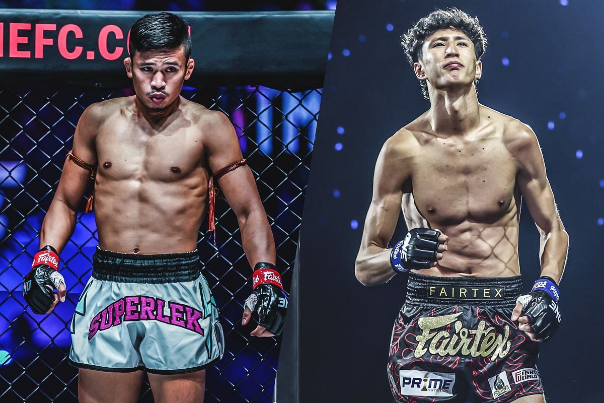 Superlek (left), Nabil Anane (right) [Photo via ONE Championship]