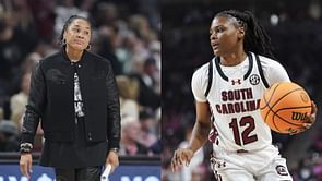 "Nasty work": Dawn Staley interrupts interview as MiLaysia Fulwiley makes her feelings known on pulling off alley-oop move vs Arkansas