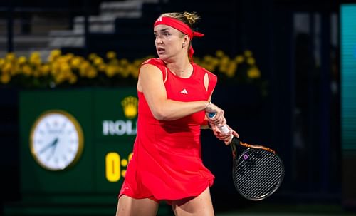 Elina Svitolina at the Dubai Tennis Championships 2025. (Photo: Getty)